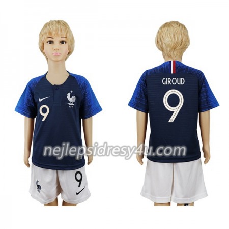 Fotbalový Dres Francie Giroud 9 Dětské Domácí MS 2018